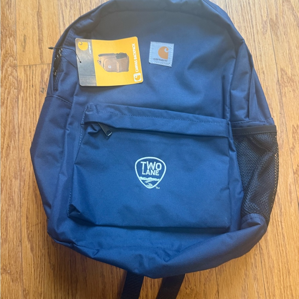 NWT Carhartt Two Lane Luke Bryan Navy Canvas Backpack
